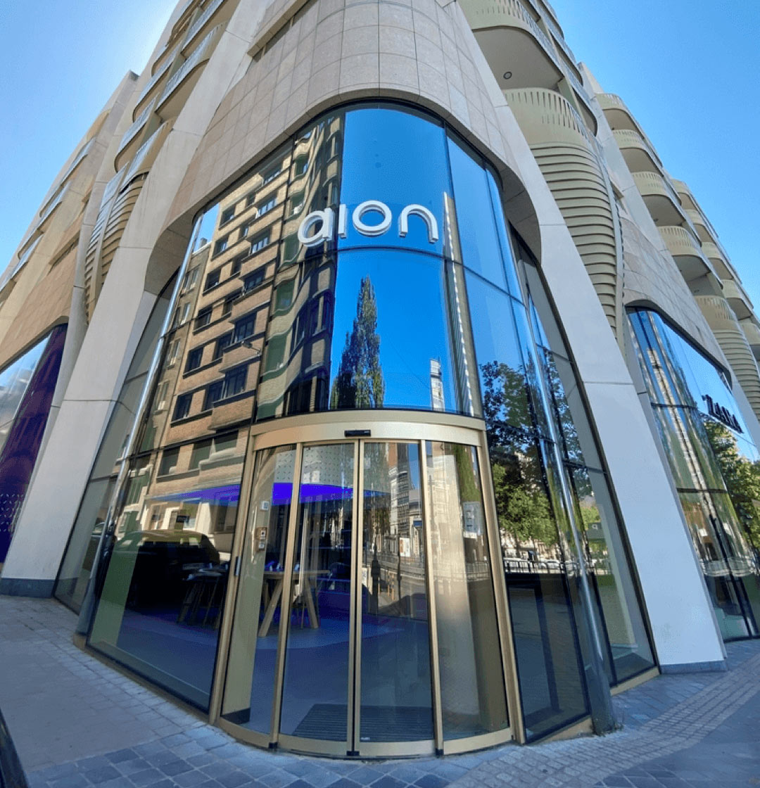 Aion flagship branch and administrative offices in Brussels